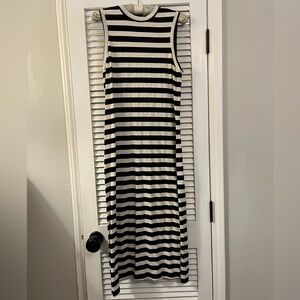 Black and heather grey Old Navy midi dress